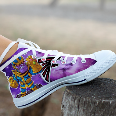 Thanos Hight Top Shoe White Atlanta Falcons