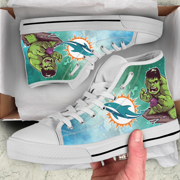Hulk Hight Top Shoe White Miami Dolphins
